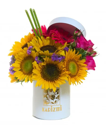 ARREGLO DE GIRASOLES DE TEMPORADA